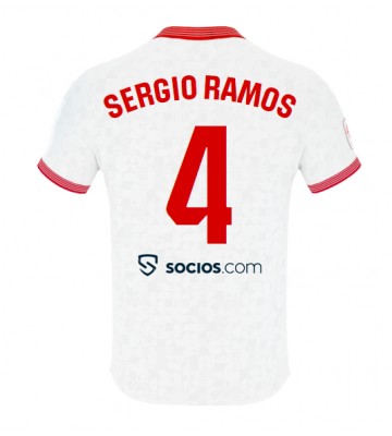 Sevilla Sergio Ramos #4 Replika Hjemmebanetrøje 2023-24 Kortærmet